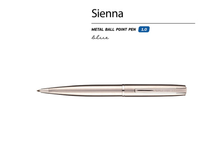 Ручка металлическая шариковая Sienna