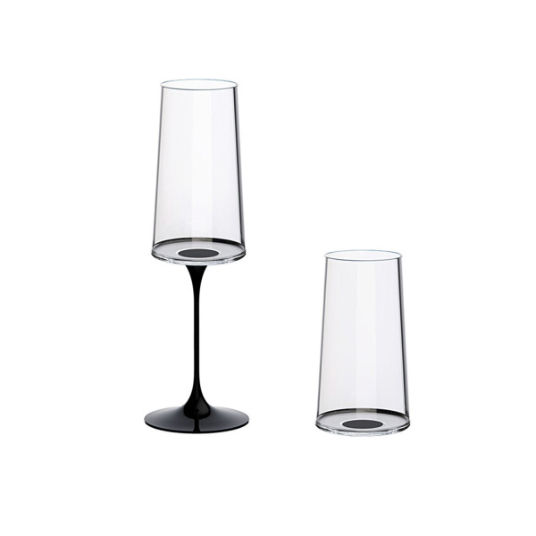 Хрустальный бокал для игристого вина на магните Trebonn SplitGlass, 2 шт, 320 мл