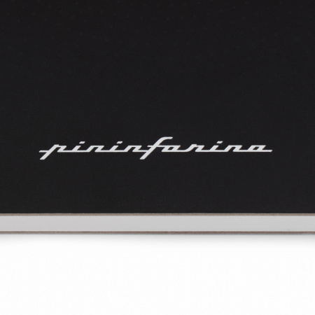 Блокнот линованный Pininfarina из каменной бумаги в твердой обложке, А5, черный
