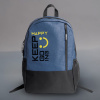 Рюкзак водостойкий "PULL", т.синий/чёрный, 45 x 28 x 11 см, 100% полиэстер 300D+600D