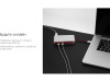 Хаб 8-в-1 Type-C Hermes, USB 3.0 x 3, Type-C PD, HDMI, LAN, картридер