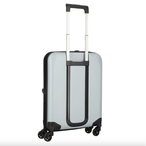 Чемодан складной Rollink FLEX LIGHT 55x40x20 см, 4 колеса, светло-серый