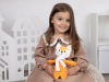 Мягкая игрушка Beastie Toys, лисенок с белым шарфом