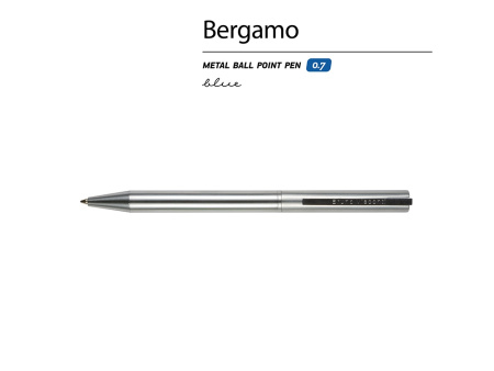 Ручка металлическая шариковая Bergamo