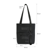 Шоппер Superbag ZIP, с двумя карманами и молнией (черный)