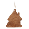 Ёлочная игрушка Домик (синий)