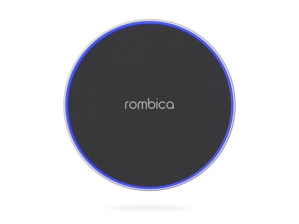 Беспроводное зарядное устройство NEO Core Quick c быстрой зарядкой с логотипом Rombica