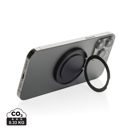 Магнитный держатель для телефона Terra Magnetic из переработанного пластика и алюминия RCS