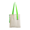 Шоппер Superbag с ремувкой 4sb (неокрашенный с салатовым)