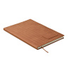 A5 notebook in smokey PU
