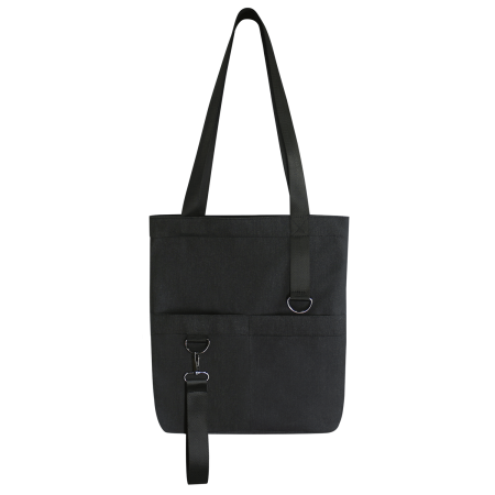 Шоппер Superbag ZIP, с двумя карманами и молнией (черный)