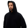 New Gen толстовка-кенгуру (худи) оверсайз велюр 350 г/м2 черный 3XL