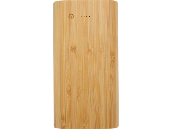 Портативное зарядное устройство Tulda из бамбука, 20000 mAh