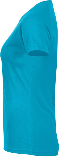 Футболка женская Sporty Women 140 бирюзовая, размер XS