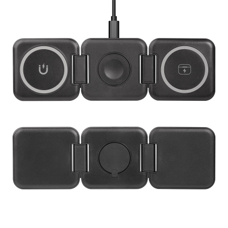 Складная беспроводная (15W) зарядная станция "Flip" с MagSafe
