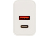 Сетевое зарядное устройство c выходами USB-A и USB-C Recharger Pro, быстрая зарядка QC/PD, 30 Вт, белый