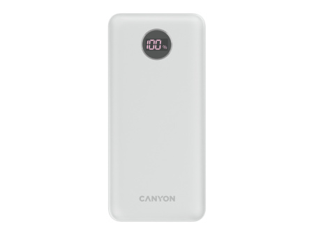 Портативный аккумулятор Canyon PB-2002 (CNE-CPB2002W), белый