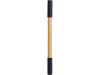 Вечный карандаш и ручка из бамбука Black bamboo, натуральный и черный